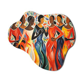 Masterpiece The Dance By Henri I - Asymmetric Metal Wall Art