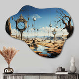 Masterpiece The Persistence Of Memory Surrealism II - Asymmetric Metal Wall Art