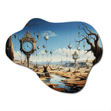 Masterpiece The Persistence Of Memory Surrealism II - Asymmetric Metal Wall Art