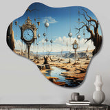 Masterpiece The Persistence Of Memory Surrealism II - Asymmetric Metal Wall Art