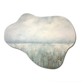 Meadow Minimalism Horizon I - Asymmetric Metal Wall Art