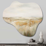 Meadow Grasslands Minimalism II - Asymmetric Metal Wall Art