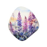 Meadow Wild Lupine Serenade - Asymmetric Metal Wall Art