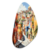 Colorful Mexico Colorful Guanajuato Fauvism - Asymmetric Metal Wall Art