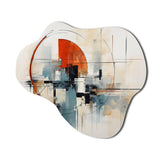 Colorful Mid Century Abstract Elegance II - Asymmetric Metal Wall Art