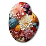 Mums Autumn Hues Showcases II - Asymmetric Metal Wall Art