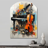 Music Dynamic Ballad Bold - Asymmetric Metal Wall Art