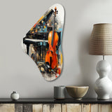 Music Dynamic Ballad Bold - Asymmetric Metal Wall Art