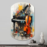 Music Dynamic Ballad Bold - Asymmetric Metal Wall Art