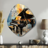 Music Expressive Verse Bold I - Asymmetric Metal Wall Art