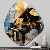 Music Expressive Verse Bold I - Asymmetric Metal Wall Art