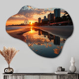 Myrtle Beach South II - Asymmetric Metal Wall Art