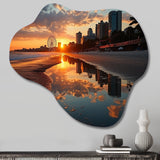 Myrtle Beach South II - Asymmetric Metal Wall Art