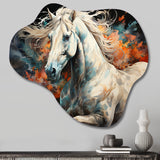 Native Art The Spirit Horse II - Asymmetric Metal Wall Art