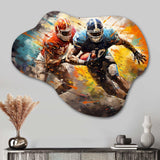 Football The Winning II - Asymmetric Metal Wall Art