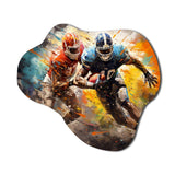 Football The Winning II - Asymmetric Metal Wall Art