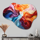 Opt Art Dynamic Chromatics - Asymmetric Metal Wall Art