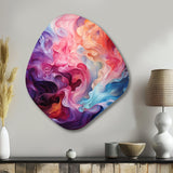 Opt Art Radiant Spectrum II - Asymmetric Metal Wall Art