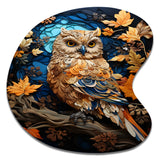 Brown Owl Overture I - Asymmetric Metal Wall Art