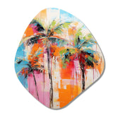 Palm Trees Palm V - Asymmetric Metal Wall Art