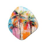 Palm Trees Palm V - Asymmetric Metal Wall Art