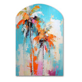 Palm Trees Palm VI - Asymmetric Metal Wall Art