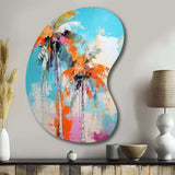 Palm Trees Palm VI - Asymmetric Metal Wall Art