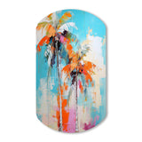 Palm Trees Palm VI - Asymmetric Metal Wall Art