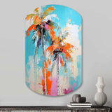 Palm Trees Palm VI - Asymmetric Metal Wall Art