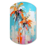 Palm Trees Palm VI - Asymmetric Metal Wall Art