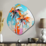 Palm Trees Palm VI - Asymmetric Metal Wall Art