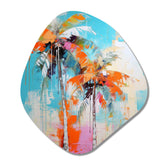 Palm Trees Palm VI - Asymmetric Metal Wall Art