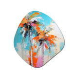 Palm Trees Palm VI - Asymmetric Metal Wall Art