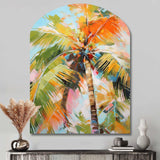 Palm Trees Palm VII - Asymmetric Metal Wall Art