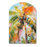 Palm Trees Palm VII - Asymmetric Metal Wall Art