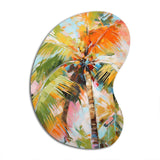 Palm Trees Palm VII - Asymmetric Metal Wall Art