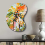 Palm Trees Palm VII - Asymmetric Metal Wall Art