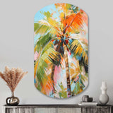 Palm Trees Palm VII - Asymmetric Metal Wall Art