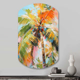 Palm Trees Palm VII - Asymmetric Metal Wall Art