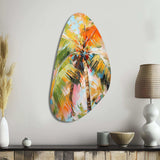 Palm Trees Palm VII - Asymmetric Metal Wall Art