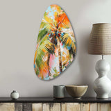 Palm Trees Palm VII - Asymmetric Metal Wall Art