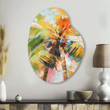 Palm Trees Palm VII - Asymmetric Metal Wall Art