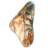 Palm Trees Romantic Impression I - Asymmetric Metal Wall Art