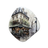 Paris Montmartre Mist - Asymmetric Metal Wall Art