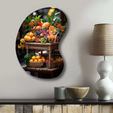 Paris Parisian Market Colors I - Asymmetric Metal Wall Art