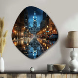 Philadelphia Beautiful Cityscape - Asymmetric Metal Wall Art