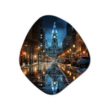 Philadelphia Beautiful Cityscape - Asymmetric Metal Wall Art