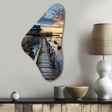 Pier And Dock Rustic I - Asymmetric Metal Wall Art