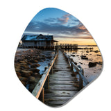 Pier And Dock Rustic I - Asymmetric Metal Wall Art