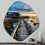 Pier And Dock Rustic I - Asymmetric Metal Wall Art